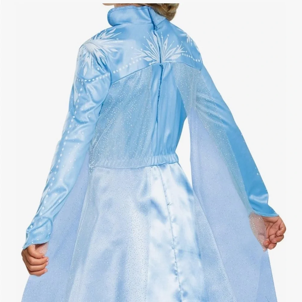 NWT Elsa Frozen II Adventure Dress Halloween Costume Dress Up 4-6x